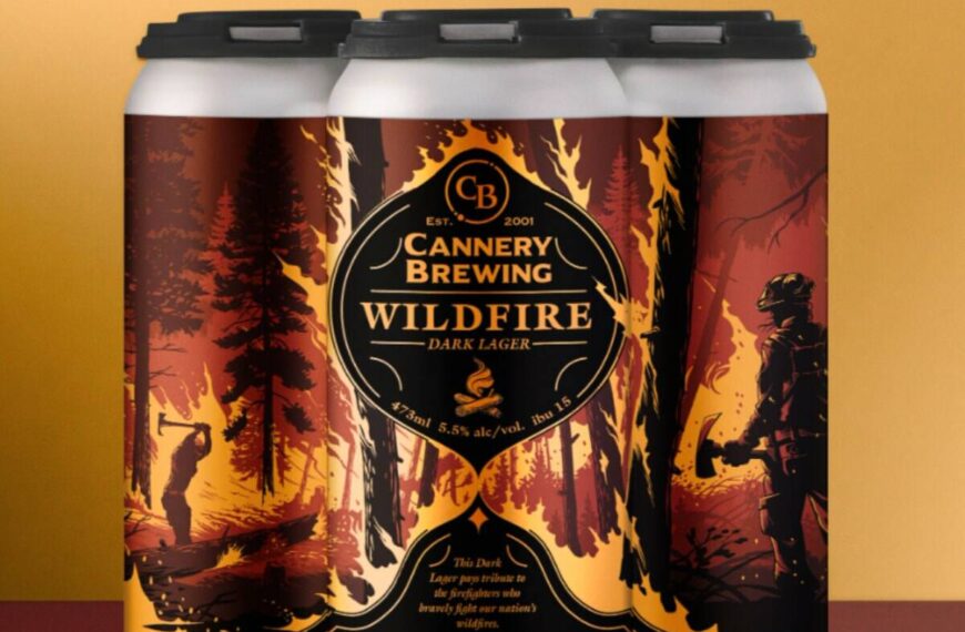 Okanagan brewery unveils special lager to support Canadian firefighters